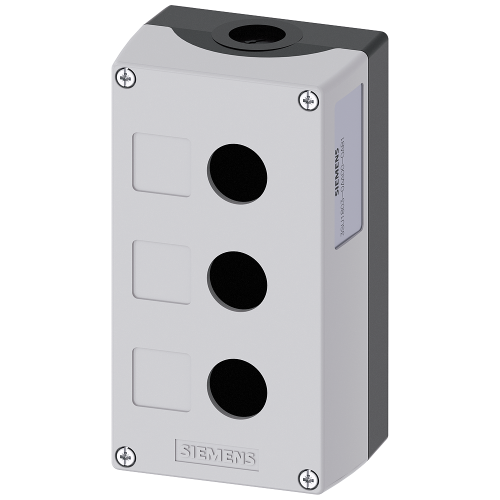 SIEMENS drukknopkast 3-voudig + tekstv. 3SU18030AA000AB1 - 22b1b918704725b035f15f688a8de397 - 11006502