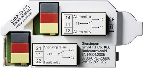 GIRA relais module voor rookmelder dual 234000 - 234000 - 3300374