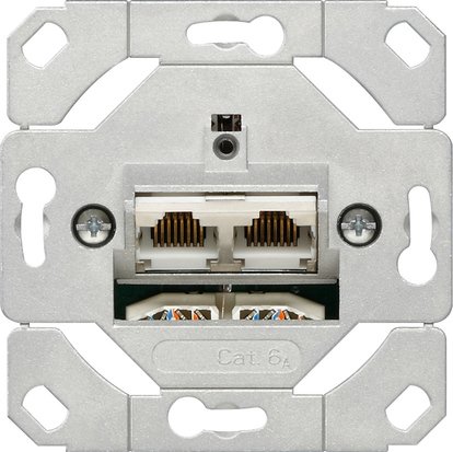 GIRA data wcd 2-voudig cat6a rj45 245200 - 245200 - 3300190