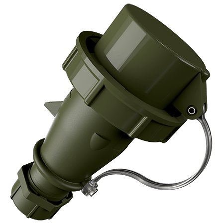 Mennekes Cont.stop 32A3P-6H230V IP67 kap-bronsgr - 24760 - 6734238