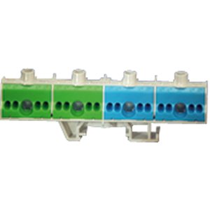 HENSEL pe en nul-Insteekklem 2x2x25-2x8x4mm&sup2; gr/bu FCPN20 - 26001223 etim internet - 11000409