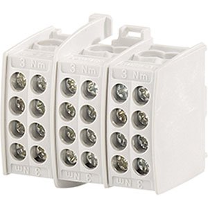 Hensel Verbindingsklem DIN-rail. 1.5-25 mm&sup2;. 3 polig Grijs - 2600135 etim internet - 20010775
