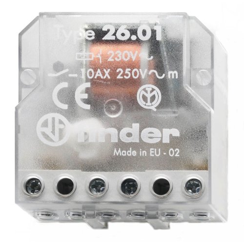 Finder FIN IMPULSRELAIS 1M 10A 24VAC - 2601 - 20006267