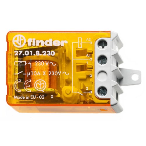 Finder FIN IMPULSRELAIS 1M 10A 110VAC - 2701 - 20006286