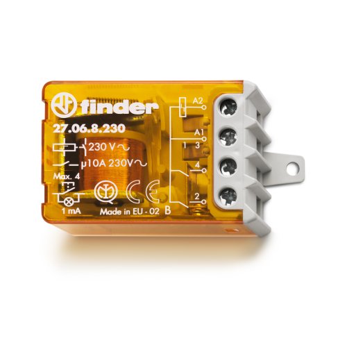 Finder FIN IMPULSRELAIS 2M 10A 230VAC - 2706 - 20006289