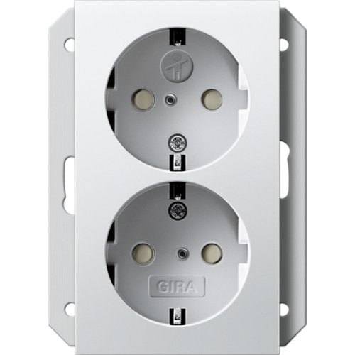 GIRA wcd 2v ra st55 zuiver wit mat 273127 - 273127 - 11004749