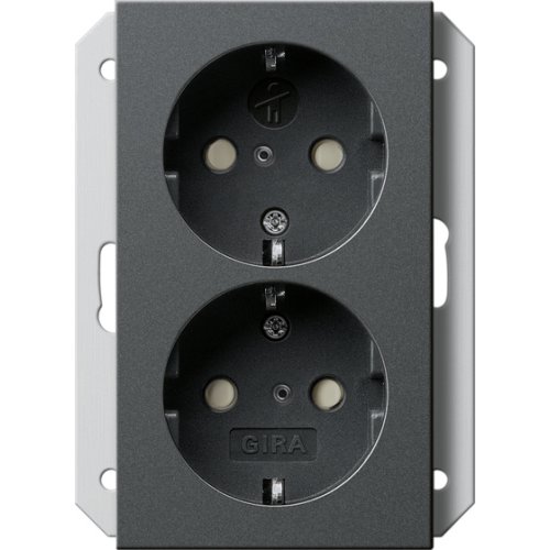 GIRA wcd 2v ra st55 antraciet 273128 - 273128 - 11004744