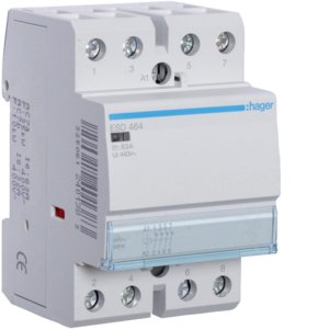 HAGER magneetschakelaar 63a 4v 24vac ESD464 - 29287451a72e8e4f48bbfe84ee906c7c - 11008808