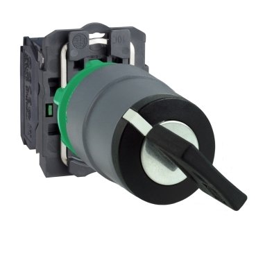 Schneider Electric selector switch key 455 2 pos key release left 1NO cp grey - 2a80e778750d0a6a4334040f1429f63f - 20083900