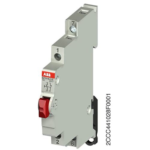 ABB Componenten Drukknop kleur Rood, 16A, 1M+1V - 2ccc441028f0001 - 20112079