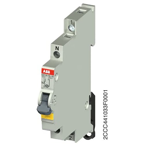 ABB Componenten Drukknop LED kleur Wit, 16A, 1V, 115-250VAC - 2ccc441033f0001 - 20112099