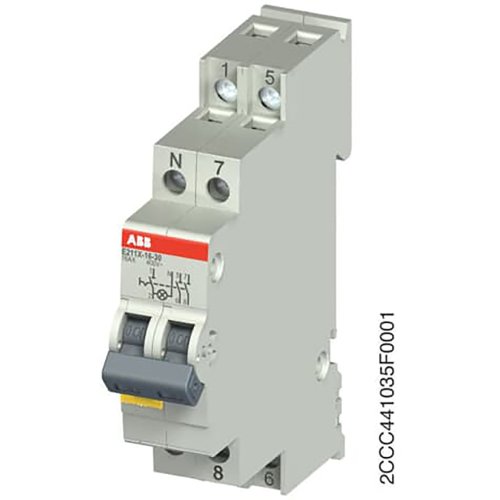 ABB schakelaar 2m + led 16a e211x1620 - 2ccc441035f0001 - 8024979