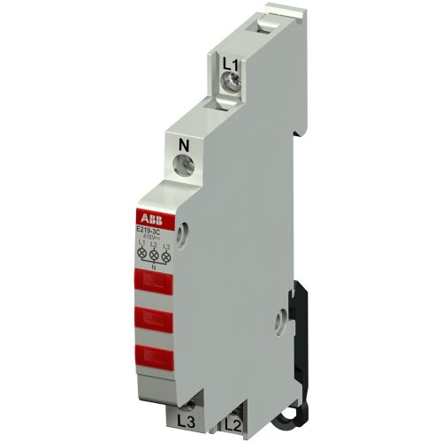 ABB Componenten Indicatielamp met 3 LED Rood, 415-230VAC - 2ccc441168f0001 - 20112132