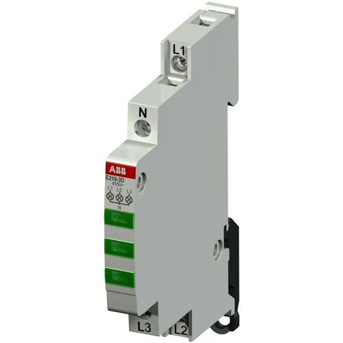 ABB Componenten Indicatielamp met 3 LED Groen, 415-230VAC - 2ccc441169f0001 - 20112133