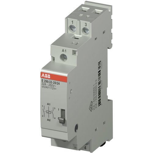 ABB Componenten Impulsrelais E290 2m, 32A, 24vac/ 12vdc - 2ccc441249f0001 - 20125466