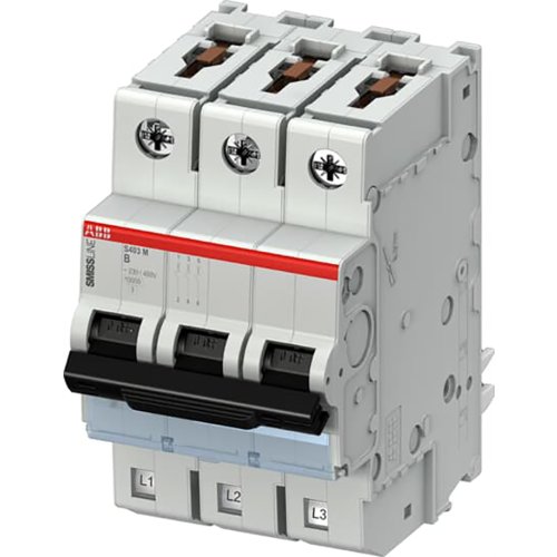 ABB Componenten Installatieautomaat 3 polig, B kar.,4A, 10kA - 2ccc451009f0010 - 20113263