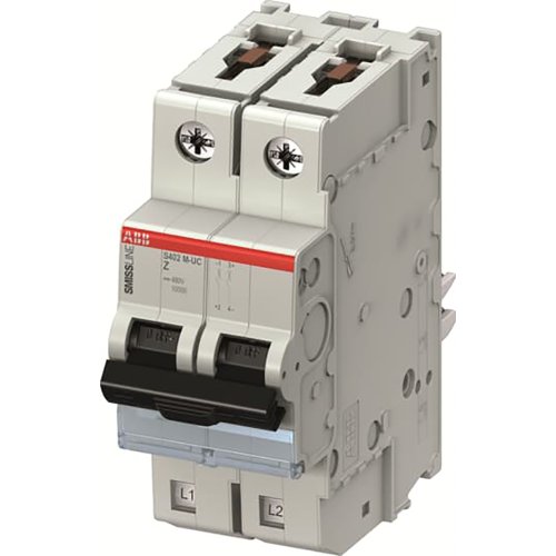 ABB Componenten Installatieautomaat 2 polig, UC-Z kar., 8A, 10kA - 2ccc451319f0010 - 20113240