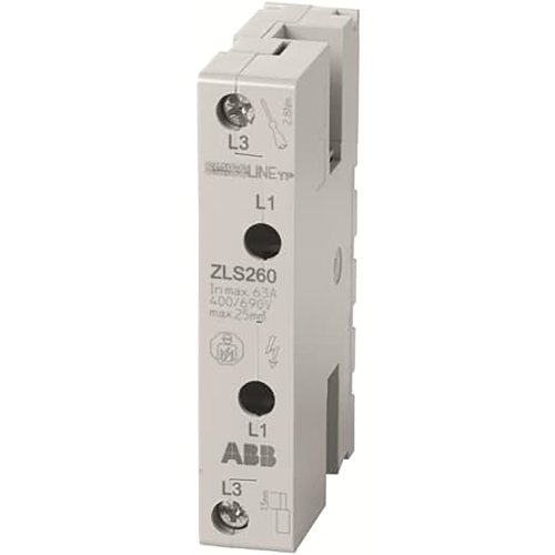 ABB Componenten Voedingsblok met afdekplaat L1,L3 max 63A - 2ccc451896f0001 - 20112043