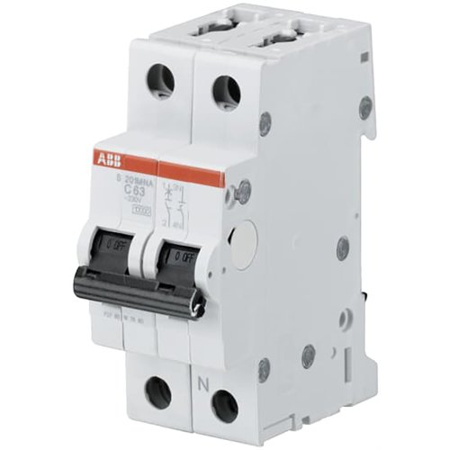 ABB Componenten Installatieautomaat 13A, 10kA, 1 polig+N, D kar. - 2cdc021010s0013 - 20115310