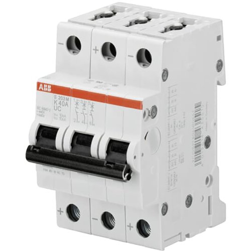 ABB Componenten Installatieautomaat voor hogere (gelijk)spanningen 3polig, 3A 400VAC,  - 2cdc021028s0012 - 20115941