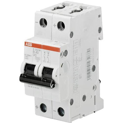 ABB Componenten Installatieautomaat voor hogere (gelijk)spanningen 2polig, 1A 400VAC,  - 2cdc021035s0011 - 20115580