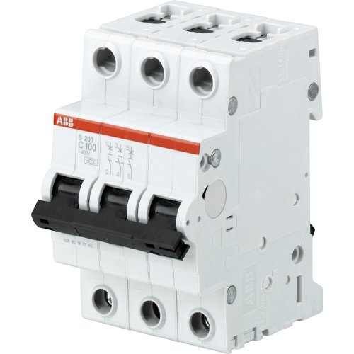 ABB Componenten Installatieautomaat 3 polig, C kar, 6kA, 100A - 2cdc021050s0013 - 20114849