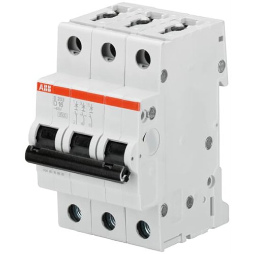 ABB Componenten 6 kA Automaat 3 polig D kar 10A - 2cdc021053s0012 - 20114786