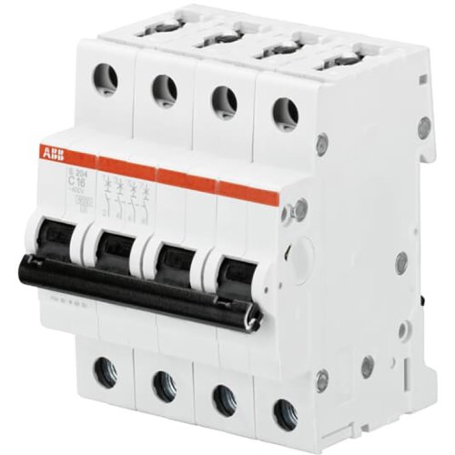 ABB Componenten 6 kA Automaat 4 polig C kar 0,5A - 2cdc021057s0012 - 20115033