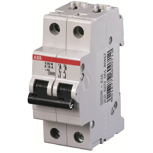ABB Componenten Installatieautomaat 20A, 10kA, 2 polig, D kar. - 2cdc021171f0006 - 20115527