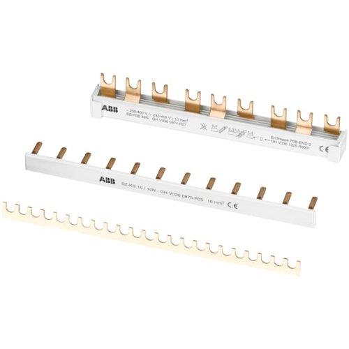 ABB Componenten Fase verbindingsrail 1P tbv fase aansluiting S91 (nulleider) - 2cdc061005s0014 - 20127351