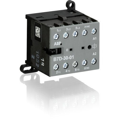ABB Componenten Mini magneetsch. 5,5kW 400Vac 3polig spoelcode (0..1) Hulpcontact 1NC  - 2cdc211007s0012 - 20127709