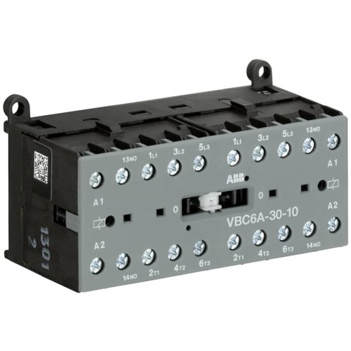 ABB Componenten Mini omkeermagneetsch. 4kW 400Vac 3polig spoelcode (0..1) Hulpcontact  - 2cdc211044s0011 - 20127607
