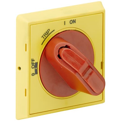 ABB Componenten Bedieningsknop voor Motorbeveiligingschakelaar IP64, Kleur: ROOD/GEEL  - 2cdc241006s0011 - 20091949