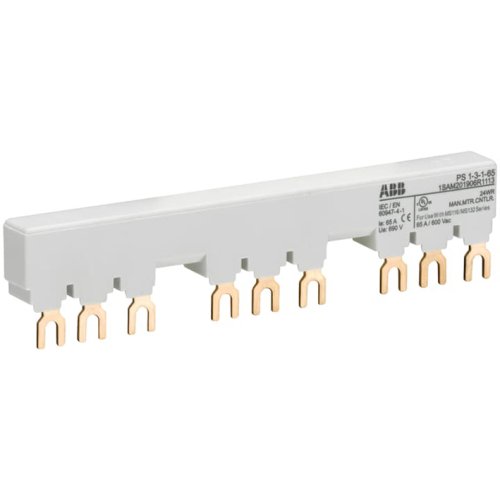 ABB Componenten verzamelrail voor 3 MS116/MS132 met 1 HK/SK, Ie=65A met 1 hulpcontact - 2cdc241007s0010 - 20091914