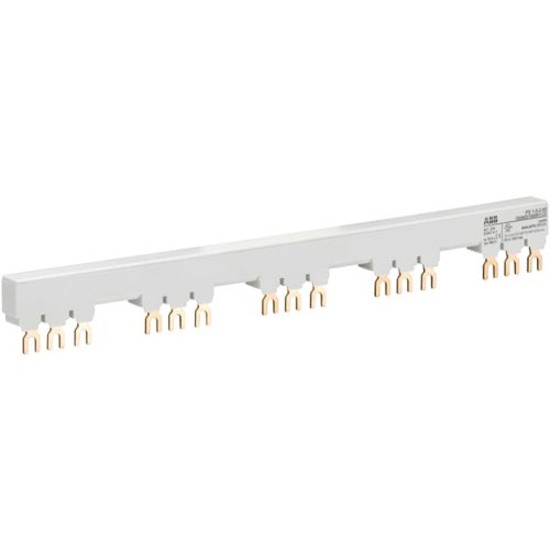 ABB Componenten verzamelrail voor 5 MS116/MS132 met 2 HK/SK, Ie=65A met 2 hulpcontacte - 2cdc241009s0010 - 20091920