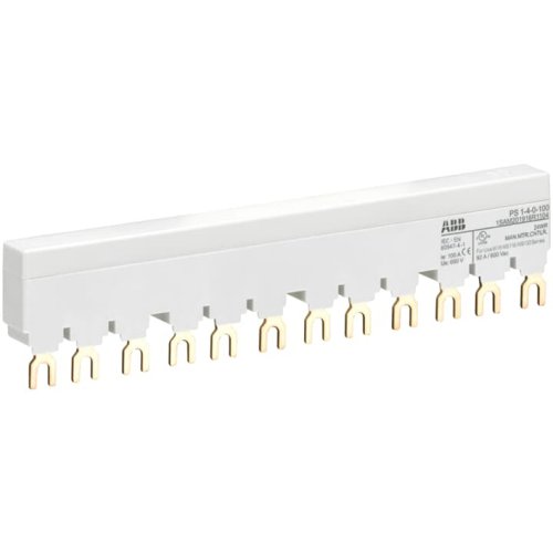 ABB Componenten verzamelrail voor 4 MS116/MS132, Ie=100A zonder hulpcontact - 2cdc241019s0010 - 20091939