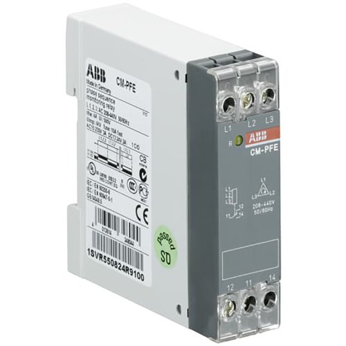 ABB fasebewakingsrelais CM-PFE 1C/O, L1-L2-L3=208-440VAC - 2cdc251005s0012 - 11000849