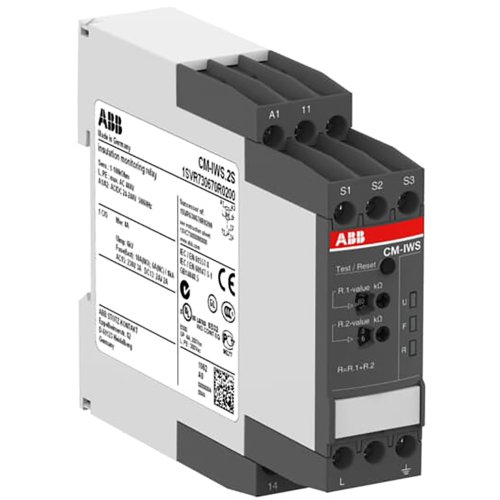 ABB isolatiebewakingsrelais CM-IWS.2S 1CO 1-100kOhm 24-240V - 2cdc251016v0012 - 11002772