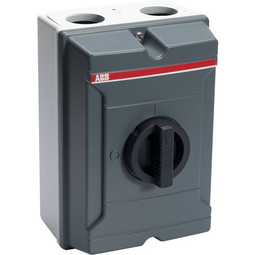 ABB Componenten Schakelaar in kast KSE serie Aluminium, 4P, 63A, voorbediening, Grijs - 2cmc341011f0078 - 20117182