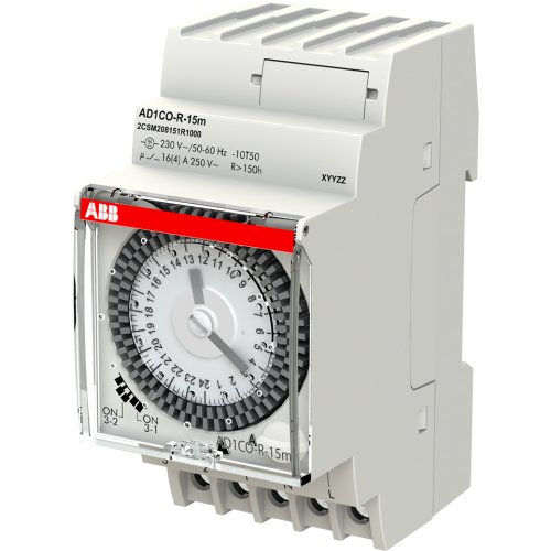 ABB Componenten Analoge Timer Dagelijks 1 kanaal 1 w met gangreserve - 2csm208151r1000 b - 20124383
