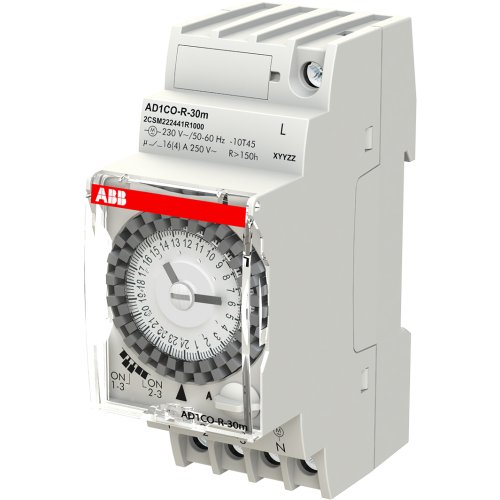 ABB Componenten Analoge Timer wekelijks 1 kanaal 1 w met gangreserve - 2csm222441r1000 b - 20124409