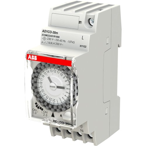 ABB Componenten Analoge Timer Dagelijks 1 kanaal 1 w - 2csm222451r1000 b - 20124410