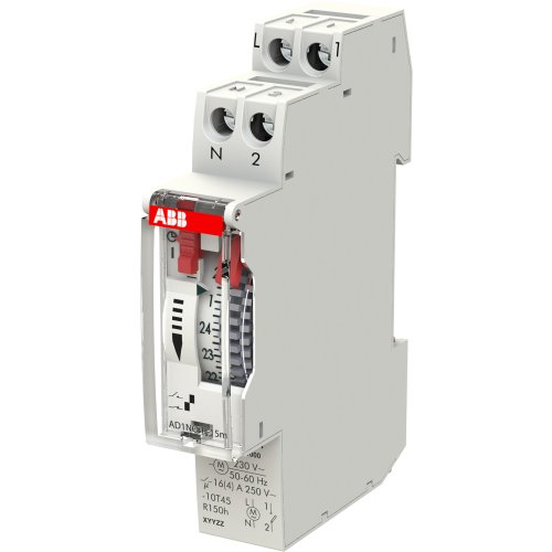 ABB Componenten Analoge Timer Dagelijks 1 kanaal met gangreserve - 2csm222461r1000 b - 20124411