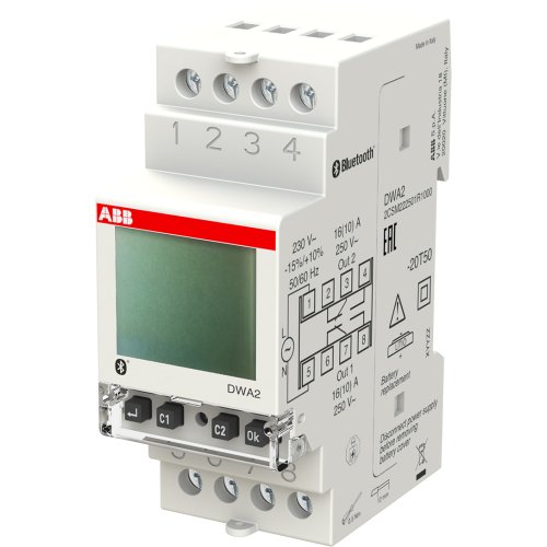 ABB Componenten Astrologische schemeer timer Wekelijks 2 kanaals - 2csm222501r1000 b - 20124415