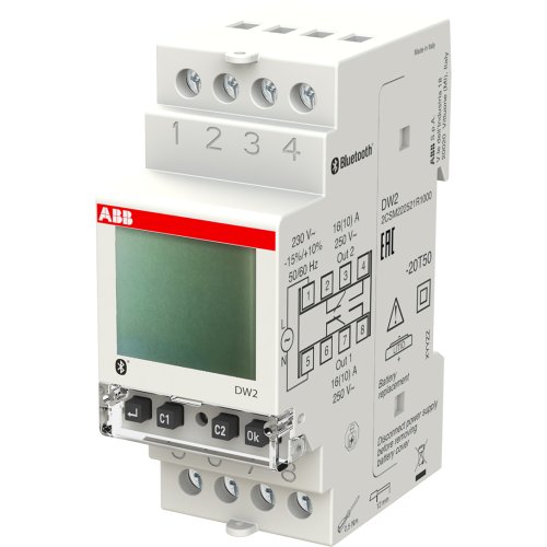 ABB Componenten Digitale timer Wekelijks 2 kanaals - 2csm222521r1000 b - 20124417