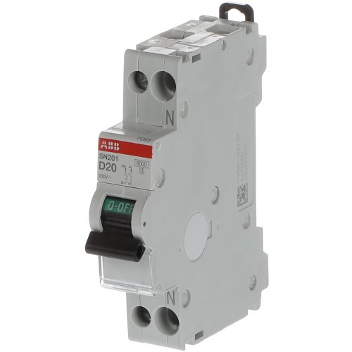 ABB automaat 1p+n d20 6ka SN201-D20 - 2css255101r0201 b - 8020549