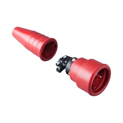 Keraf Volrubber koppelcontactstop 16A 250V~ randaarde geheel rood - 2d0d7340ed5e917e36884e5fd6bd3090 - 20157459