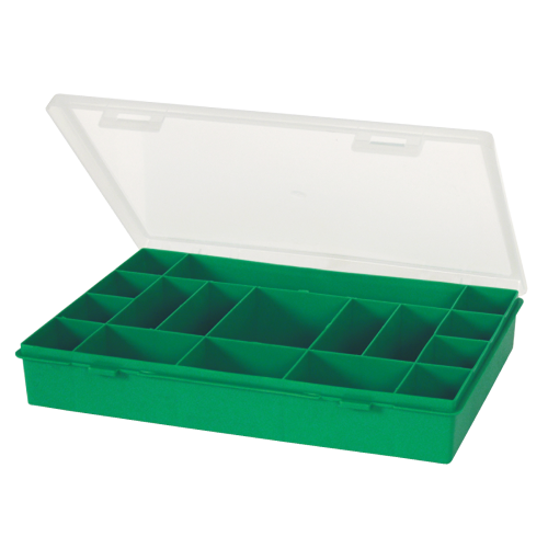 TAYG ass. doos leeg 17 vakken groen - 2d8688bd 2807 44c2 9a49 e863e94b9c0d - 332231