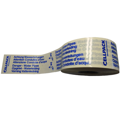 CELLPACK Waarschuwingsband - type No. 26 met tekst: Opgelet-Waterleiding lengte - 303083c1 0a70 4246 b903 ee62f3b38905 - 20009171