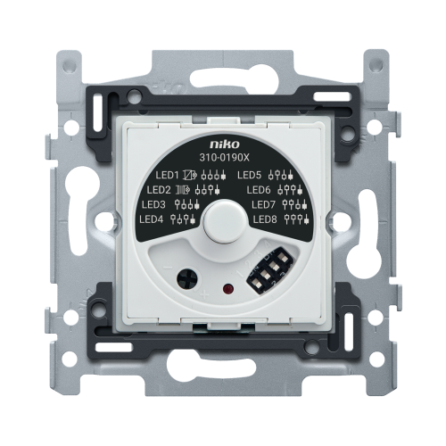 Niko Sokkel voor universele draaiknopdimmer met CAB-ontstoring, 5 &ndash; 325 W, - 310 01901 foto - 20055684